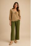 Blusa estampa Marrocos VERDE1